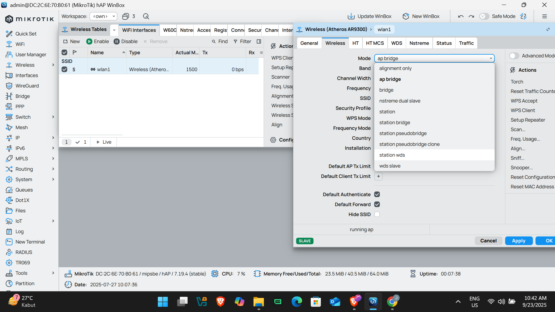 SERVICE IP pada MikroTik RouterOS