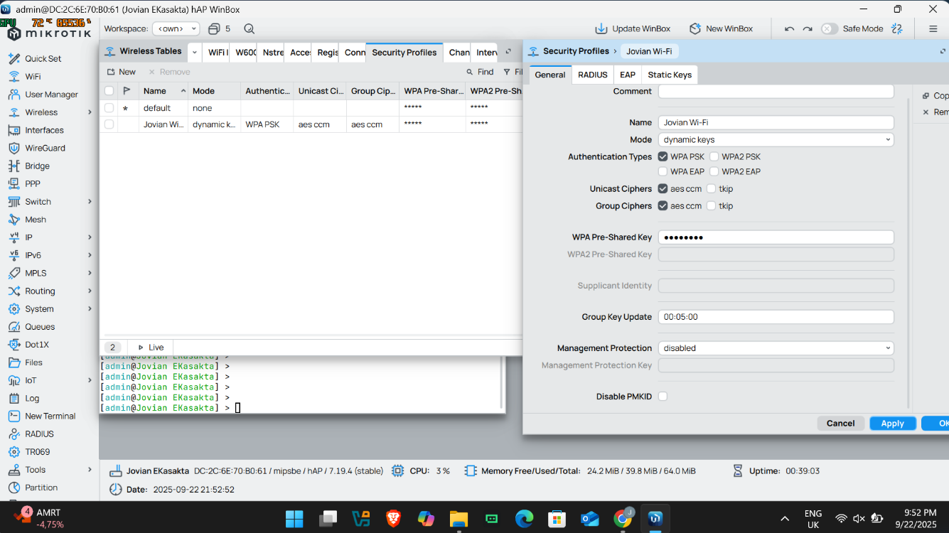 SERVICE IP pada MikroTik RouterOS